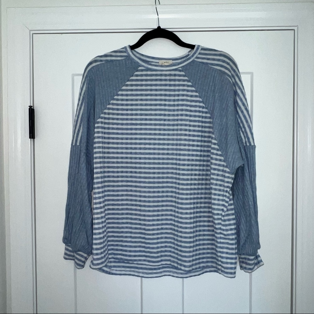 Fantastic Fawn Striped Lightweight Sweater